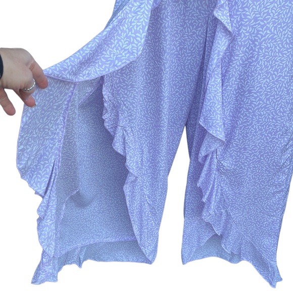 Kiwi & Punch flowy pants lavender tie waist - Picture 7 of 14